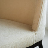 Dining room chair Noli Chenille Dimehouse White LxWxH 73x65x53 Fabric Atmospheric photo detail