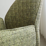 Dining room chair Novan chenille Dimehouse Green LxWxH 71x64x56 Fabric Atmospheric photo detail