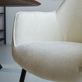 Dining room chair Sev Dimehouse White LxWxH 68x62x61 Fabric Atmosphere photo different