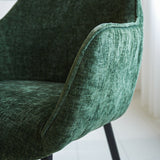 Dining room chair Sev Dimehouse Green LxWxH 68x62x61 Fabric Atmospheric photo detail
