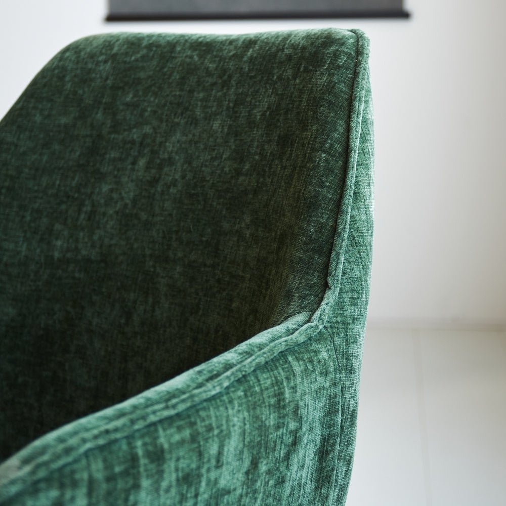 Dining room chair Sev Dimehouse Green LxWxH 68x62x61 Fabric Atmosphere photo different