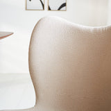 Dining room chair Sia Dimehouse Beige LxWxH 72x55x51 Fabric Atmospheric photo detail