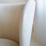 Dining room chair Tess Dimehouse White LxWxH 65x62x56 Fabric Atmospheric photo detail