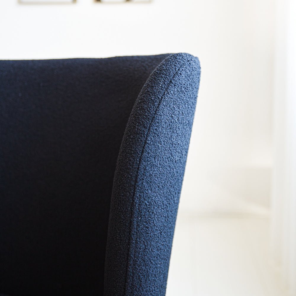Dining room chair Tess Dimehouse Black LxWxH 65x62x56 Fabric Atmosphere photo different