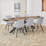Dining table Paris Dimehouse Brown LxWxH 285x105x8 Acacia wood Atmospheric photo in situation
