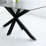 Edin Gray dining table Dimehouse Gray LxWxH 161x92x11 Sintered stone Atmospheric photo detail