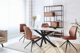 Dining table Edin White Dimehouse White LxWxH 161x92x11 Sintered stone Atmospheric photo in situation