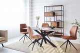 Edin Gray dining table Dimehouse Gray LxWxH 181x102x11 Sintered stone Atmospheric photo in situation