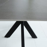 Edin Gray dining table Dimehouse Gray LxWxH 181x102x11 Sintered stone Atmospheric photo detail