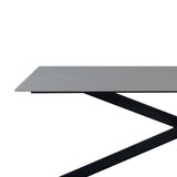 Edin Gray dining table Dimehouse Gray LxWxH 161x92x11 Sintered stone White photo detail