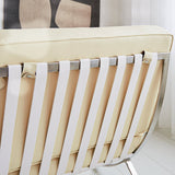 Armchair Expo Dimehouse Cream LxWxH 80x78x78 Cowhide leather Atmospheric photo detail