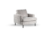Armchair Faya DH Interior Beige White photo diagonal front view