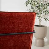 Hailey Chenille armchair Dimehouse Copper LxWxH 66x64x37 Fabric Atmospheric photo detail