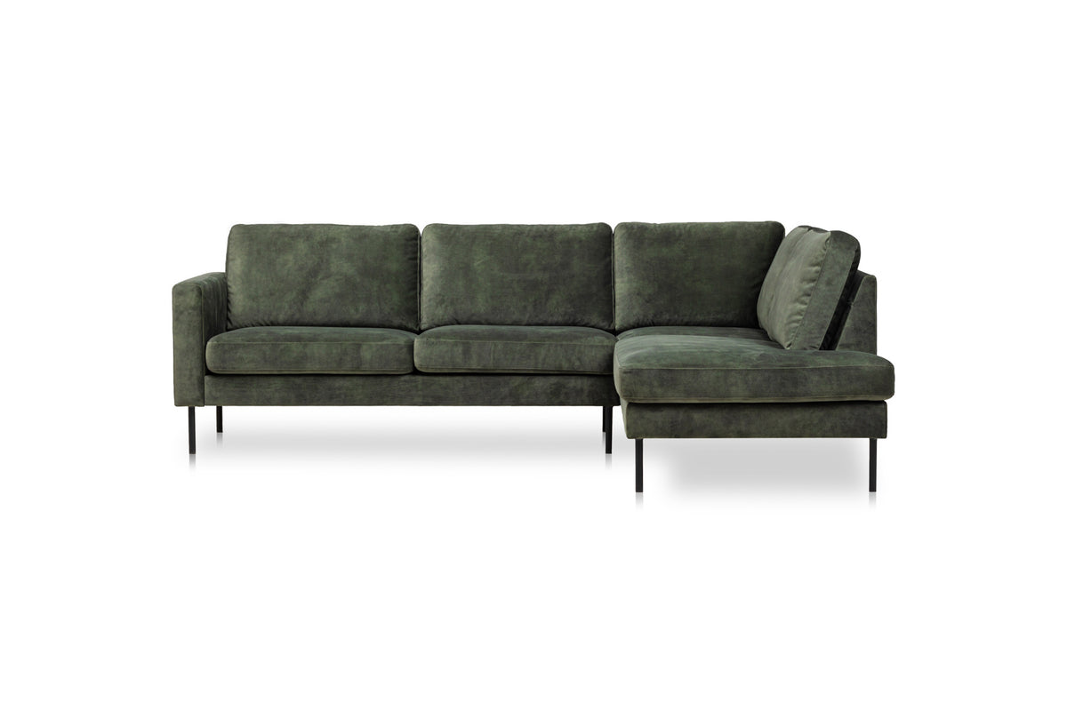 Sofa Gaya DeGeBe Green Fabric White photo front view