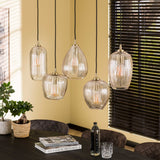 Hanging lamp Anna DH Interior Diamond LxWxH 130x47x29 Glass Atmospheric photo diagonal front view