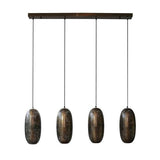 Hanging lamp Rama DH Interior Bronze LxWxH 125x51x22 Bronze White photo front view