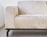 Sofa Chloe DeGeBe Beige Fabric Atmospheric photo detail