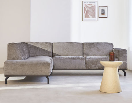 Sofa Chloe DeGeBe Taupe Fabric Ambient photo, front view