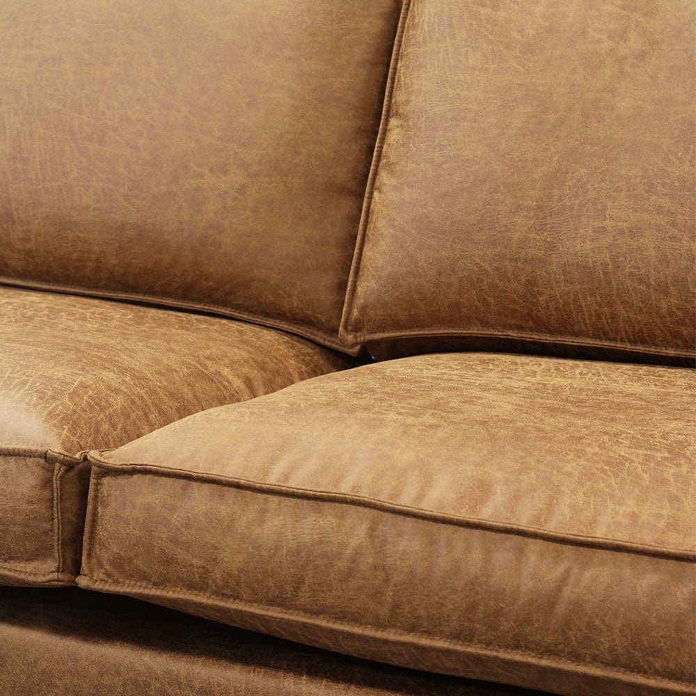 Sofa Tulin DeGeBe Cognac Fabric Atmospheric photo detail