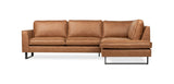 Sofa Tulin DeGeBe Cognac Fabric White photo front view