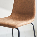 Barstool Brentt Dimehouse Cognac LxWxH 84x60x49 Microfiber Atmospheric photo detail