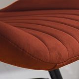 Dining room chair Beau velvet Dimehouse Copper LxWxH 71x67x49 Fabric Atmospheric photo detail