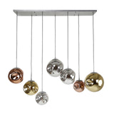 Hanging lamp Ada DH Interior Silver LxWxH 135x73x37 Silver White photo front view
