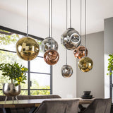 Hanging lamp Ada DH Interior Silver LxWxH 135x73x37 Silver Ambient photo diagonal front view