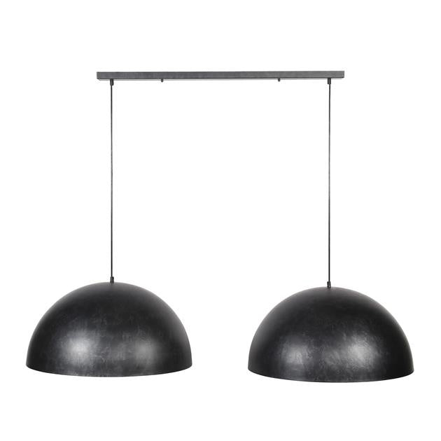 Hanging lamp Dacia DH Interior Charcoal LxWxH 128x67x38 Metal White photo front view