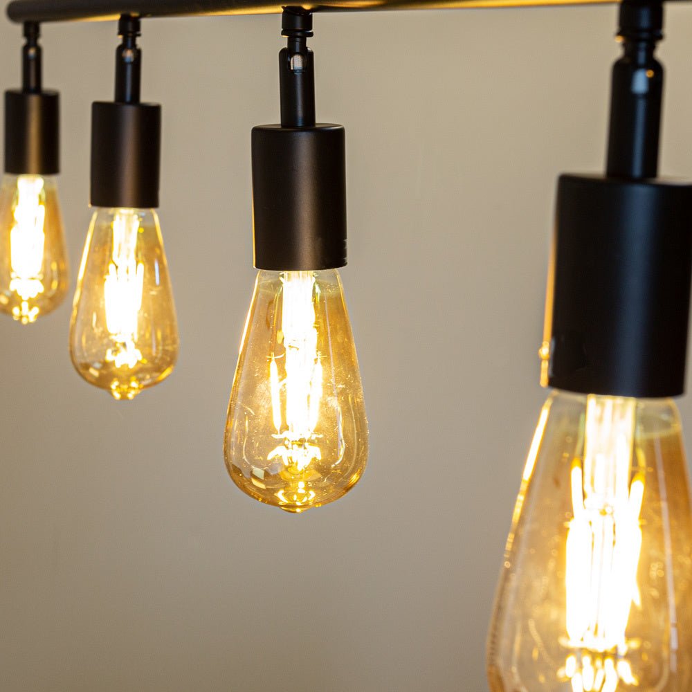 Hanging lamp Glenn Dimehouse Black LxWxH 103x14x7 Metal Atmospheric photo detail