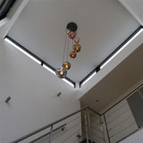 Hanging lamp Ada DH Interior Silver LxWxH 71x60x57 Silver Ambient photo in situation