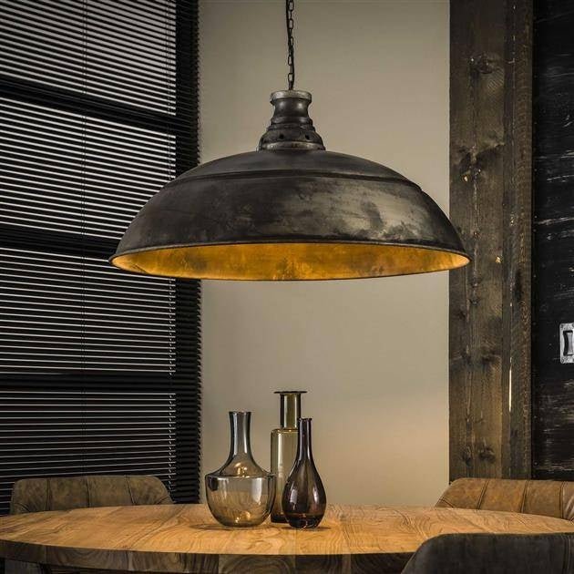 Hanging lamp Leonard DH Interior Silver LxWxH 84x84x30 Silver Atmospheric photo diagonal front view