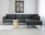 Sofa Gaya DeGeBe Anthracite Fabric Atmospheric photo front view