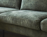 Sofa Gaya DeGeBe Green Fabric Atmospheric photo detail