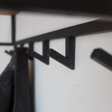 Coat rack Niels DH Interior Acacia LxWxH 102x37x30 Acacia wood Atmosphere photo different