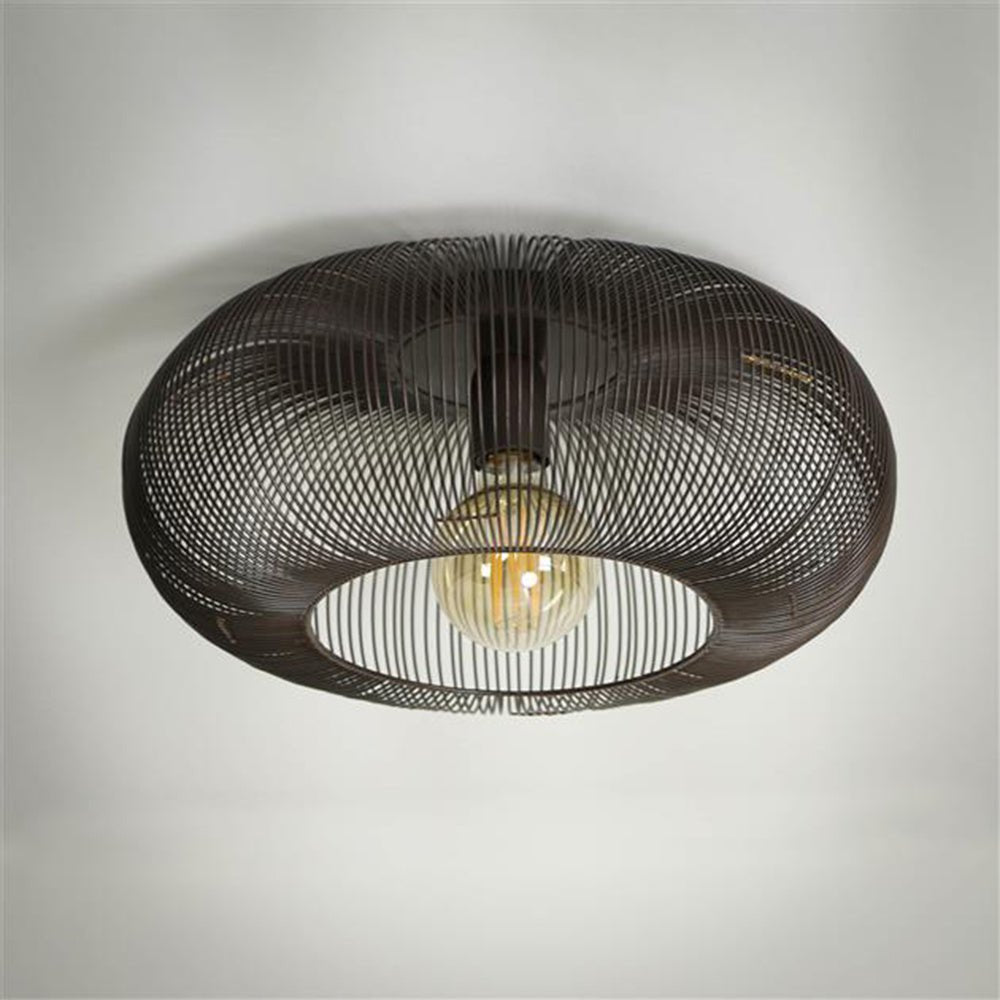 Ceiling lamp Jill DH Interior Black LxWxH 48x48x25 Nickel Atmospheric photo diagonal front view