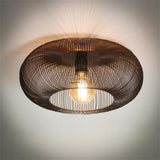 Ceiling lamp Jill DH Interior Black LxWxH 48x48x25 Nickel Atmospheric photo diagonal front view