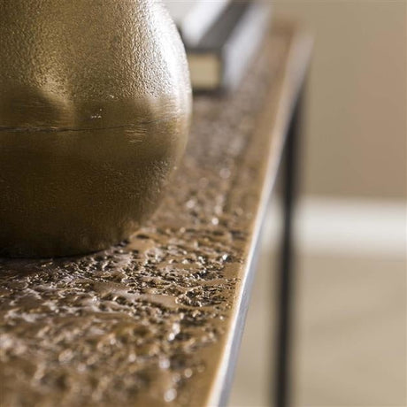 Dressing table Lizzy DH Interior Bronze LxWxH 82x80x30 Bronze Atmospheric photo diagonal front view