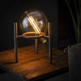Table lamp Willow DH Interior Silver LxWxH 28x26x26 Silver Ambient photo diagonal front view