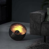Table lamp Basel DH Interior Black LxWxH 39x39x35 Nickel Atmospheric photo diagonal front view