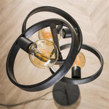 Floor lamp Otan DH Interior Charcoal LxWxH 57x38x26 Metal Atmospheric photo detail