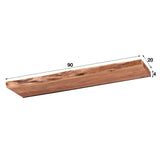 Wall shelf Durris DH Interior Acacia LxWxH 93x22x7 Acacia wood White photo size indication
