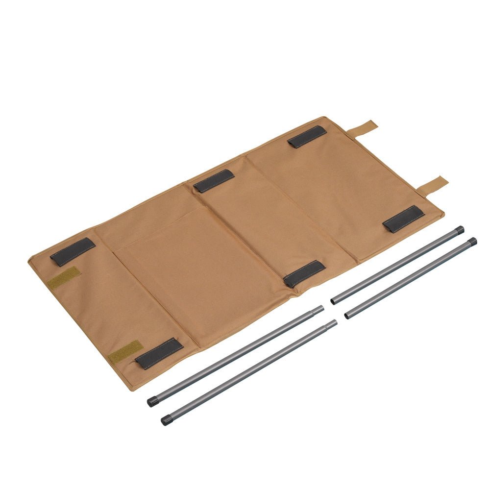 Trolley Collapsible handcart brown 90x50x55 cm Dimehouse Brown LxWxH 75x28x28 Aluminum White photo detail