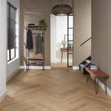 Coat rack Karl DH Interior Acacia LxWxH 182x70x35 Acacia wood Atmospheric photo in situation