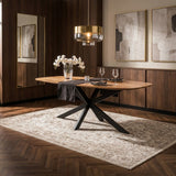 Dining tables - Danish Oval Dining table Tavon Acacia wood 180x95 cm - Dimehouse
