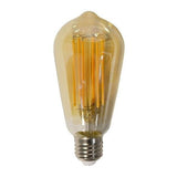 Light source LED DH Interior Amber color glass LxWxH 15x7x7 Amber color glass White photo front view