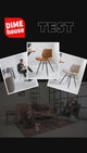 Industrial Dining Chair Cognac Barry Faux Leather - Without Armrests