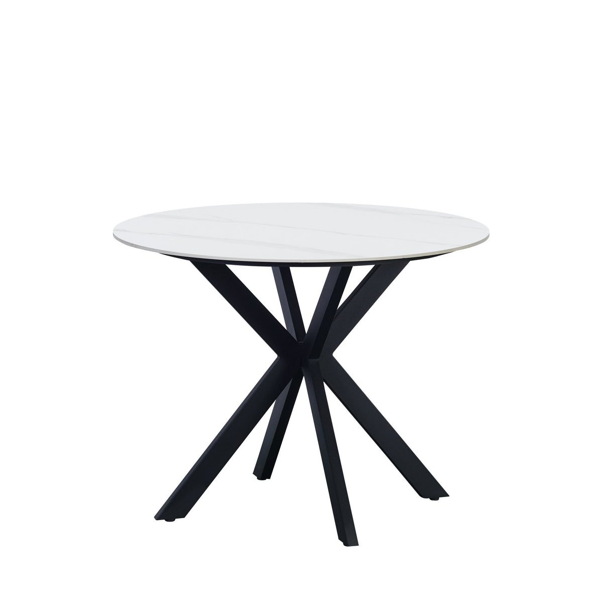 Dining table Yuna White Dimehouse White LxWxH 111x111x11 Sintered stone White photo front view