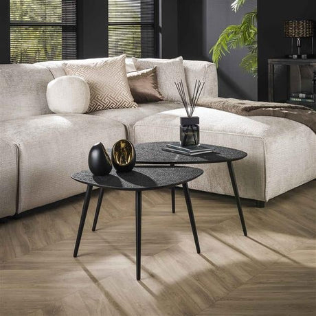 Coffee table Luna DH Interior Gray LxWxH 83x13x12 Gray Ambient photo diagonal front view