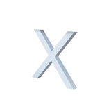 Frame X White Dimehouse White LxWxH 78x74x29 Metal White photo diagonal front view